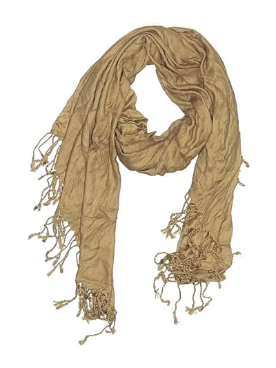 Pre-owned Unbranded Scarf In Tan