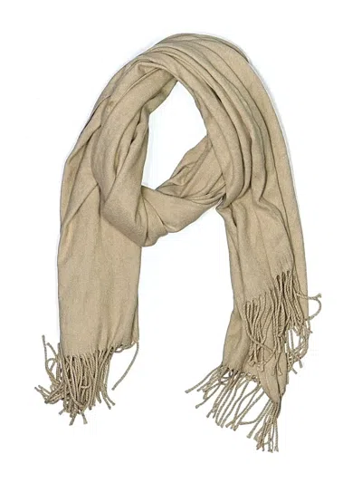 Pre-owned Unbranded Scarf In Tan