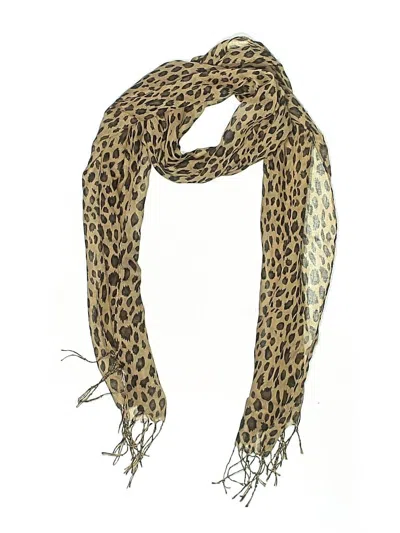 Pre-owned Unbranded Scarf In Tan