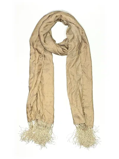 Pre-owned Unbranded Scarf In Tan