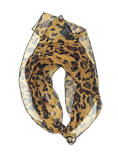 Pre-owned Unbranded Scarf In Tan