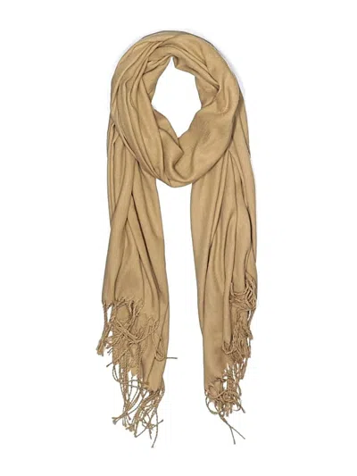 Pre-owned Unbranded Scarf In Tan