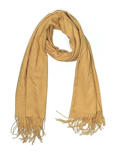 Pre-owned Unbranded Scarf In Tan
