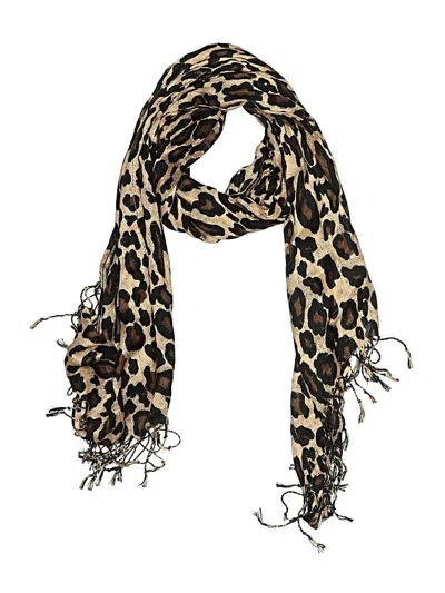 Pre-owned Unbranded Scarf In Tan