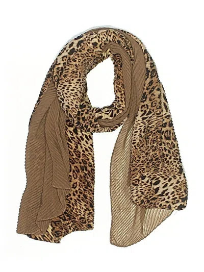 Pre-owned Unbranded Scarf In Tan