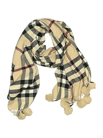 Pre-owned Unbranded Scarf In Tan