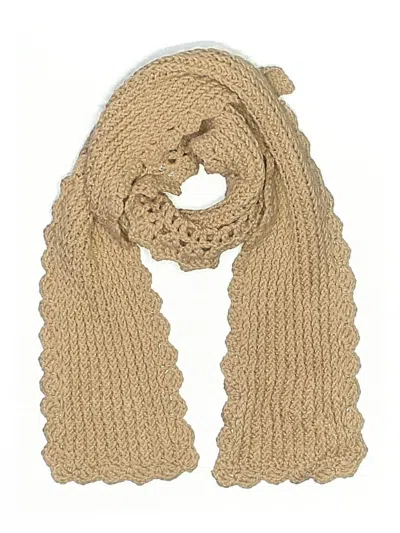 Pre-owned Unbranded Scarf In Tan