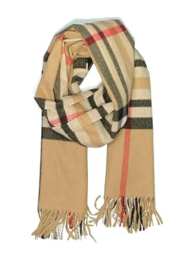 Pre-owned Unbranded Scarf In Tan