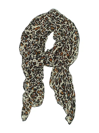 Pre-owned Unbranded Scarf In Tan