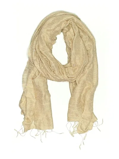 Pre-owned Unbranded Scarf In Tan