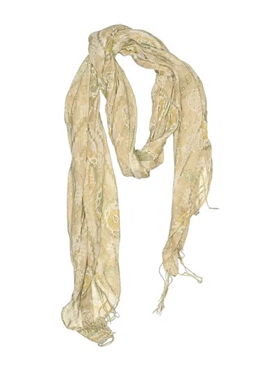 Pre-owned Unbranded Scarf In Tan