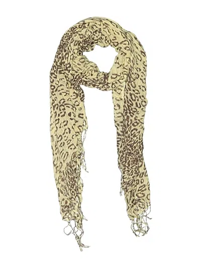 Pre-owned Unbranded Scarf In Tan