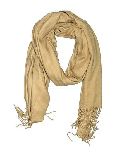 Pre-owned Unbranded Scarf In Tan