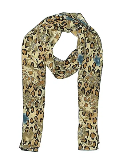 Pre-owned Unbranded Scarf In Tan