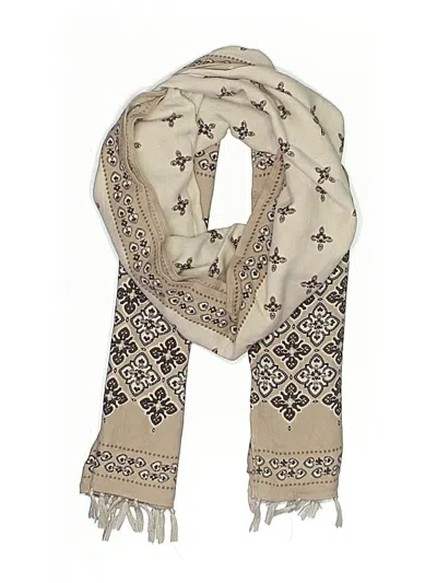 Pre-owned Unbranded Scarf In Tan