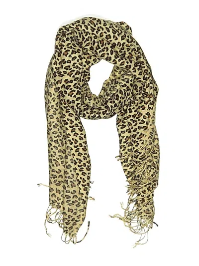 Pre-owned Unbranded Scarf In Tan