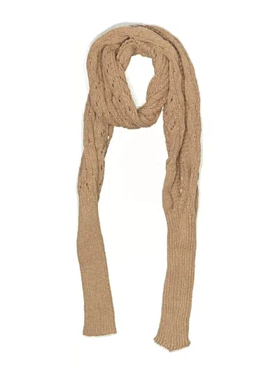 Pre-owned Unbranded Scarf In Tan