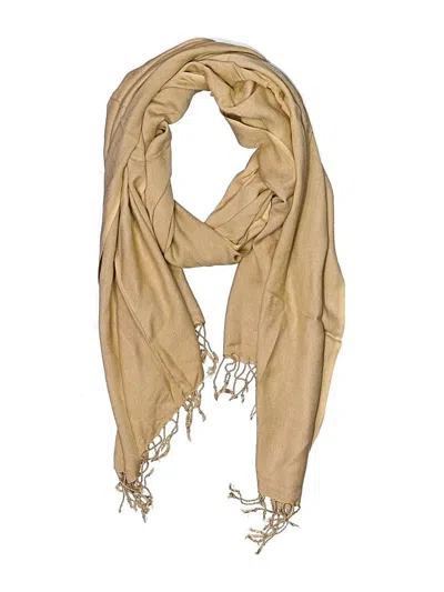 Pre-owned Unbranded Scarf In Tan