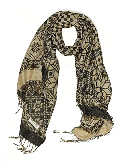 Pre-owned Unbranded Scarf In Tan
