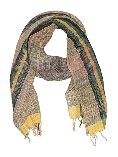 Pre-owned Unbranded Scarf In Tan