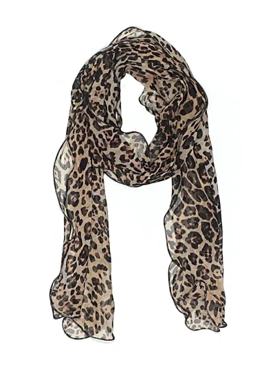 Pre-owned Unbranded Scarf In Tan