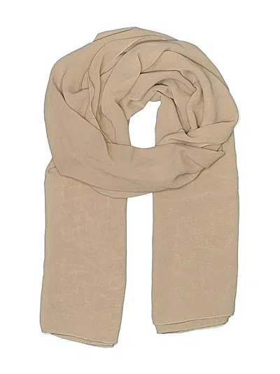 Pre-owned Unbranded Scarf In Tan