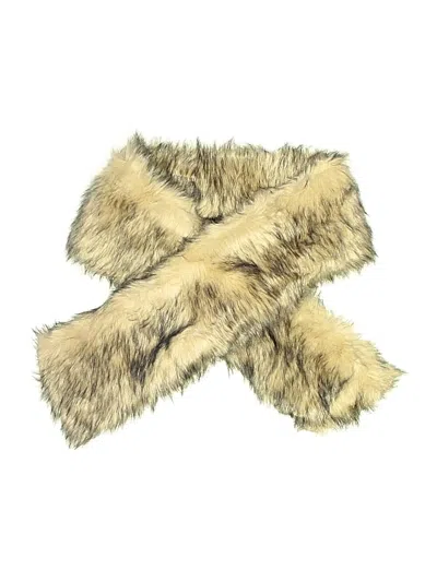 Pre-owned Unbranded Scarf In Tan