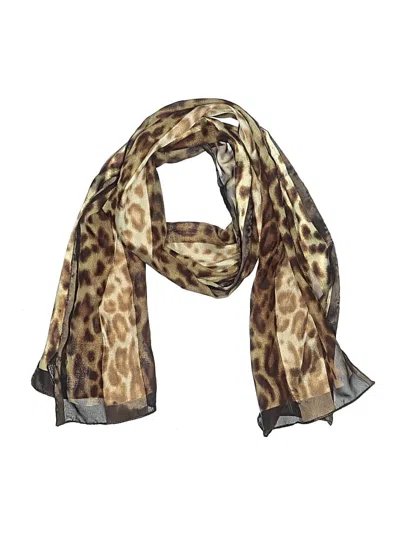 Pre-owned Unbranded Scarf In Tan