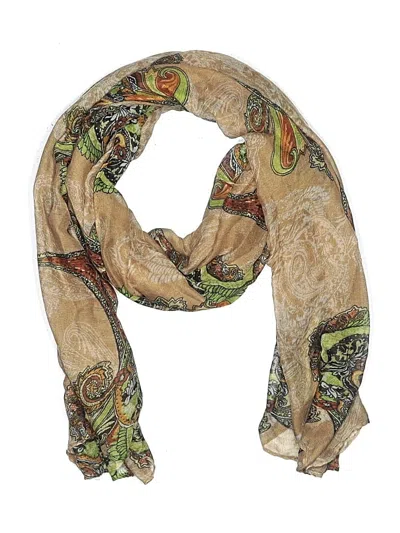 Pre-owned Unbranded Scarf In Tan