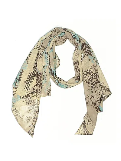 Pre-owned Unbranded Scarf In Tan