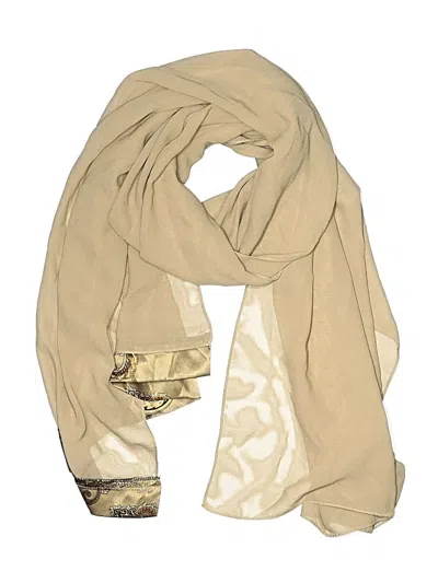 Pre-owned Unbranded Scarf In Tan