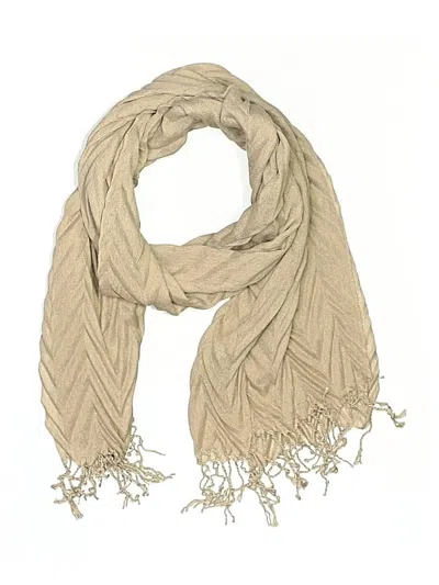 Pre-owned Unbranded Scarf In Tan