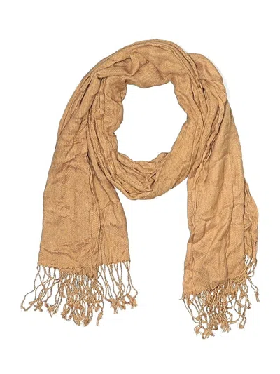 Pre-owned Unbranded Scarf In Tan