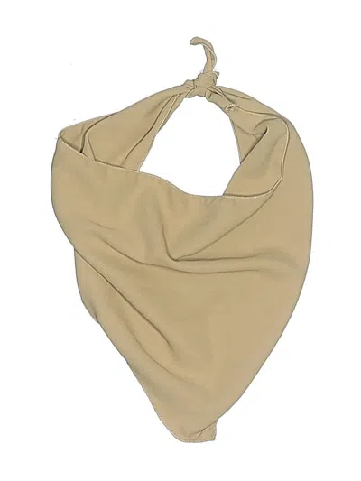 Pre-owned Unbranded Scarf In Tan