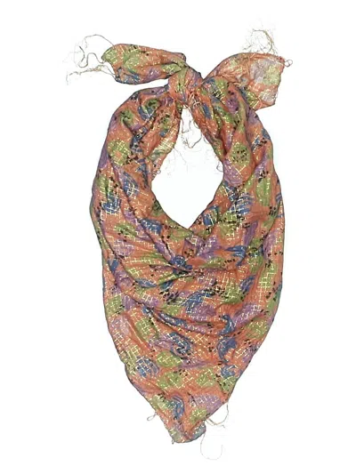 Pre-owned Unbranded Scarf In Tan