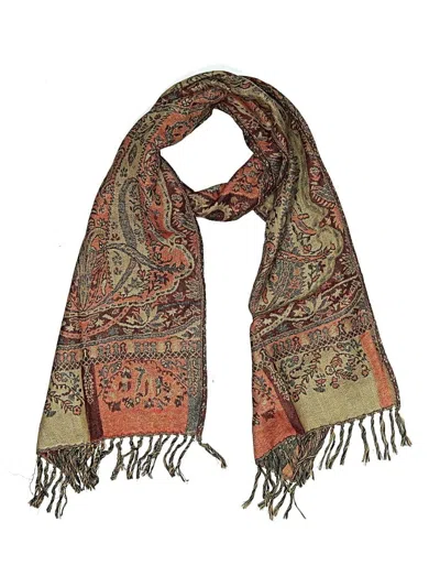 Pre-owned Unbranded Scarf In Tan