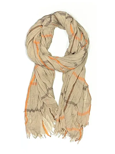 Pre-owned Unbranded Scarf In Tan