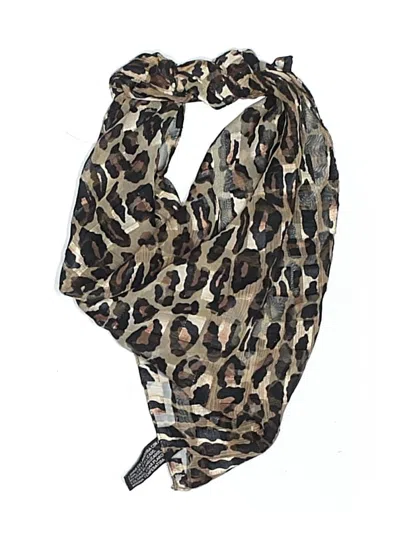 Pre-owned Unbranded Scarf In Tan
