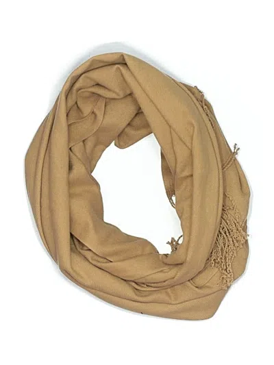 Pre-owned Unbranded Scarf In Tan