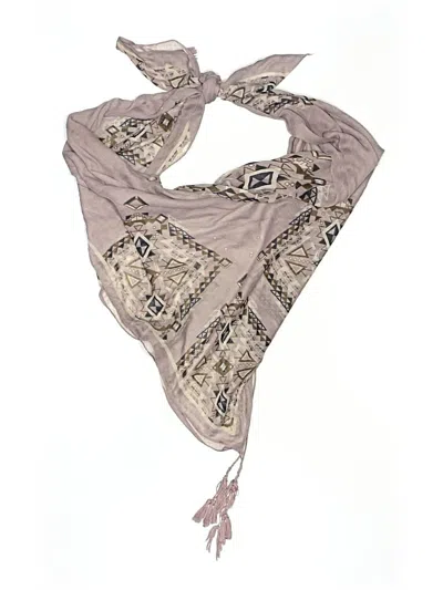 Pre-owned Unbranded Scarf In Tan