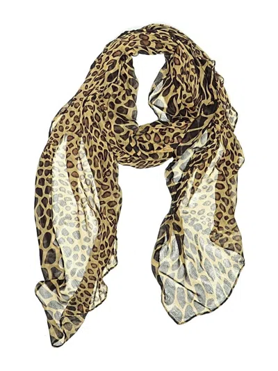 Pre-owned Unbranded Scarf In Tan