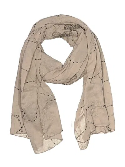 Pre-owned Unbranded Scarf In Tan