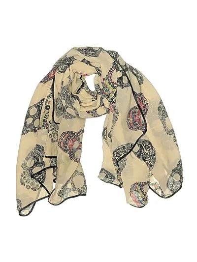 Pre-owned Unbranded Scarf In Tan