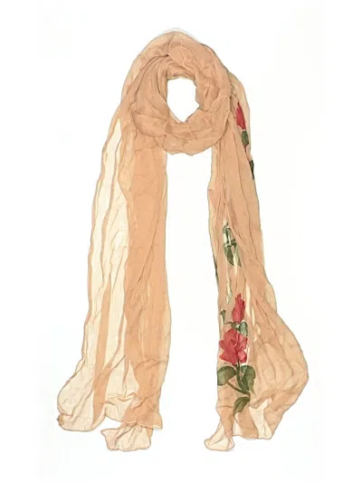 Pre-owned Unbranded Scarf In Tan