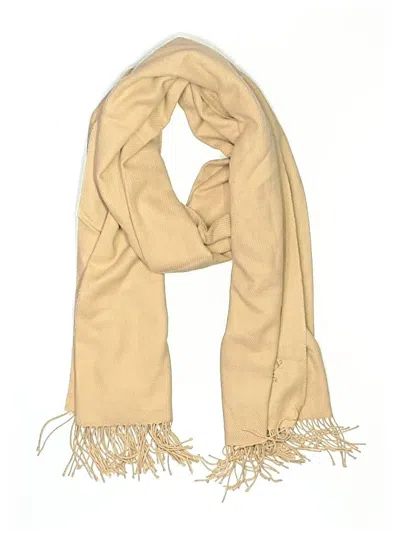 Pre-owned Unbranded Scarf In Tan
