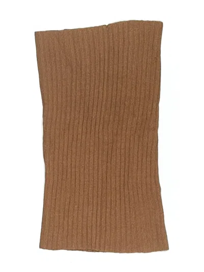 Pre-owned Unbranded Scarf In Tan