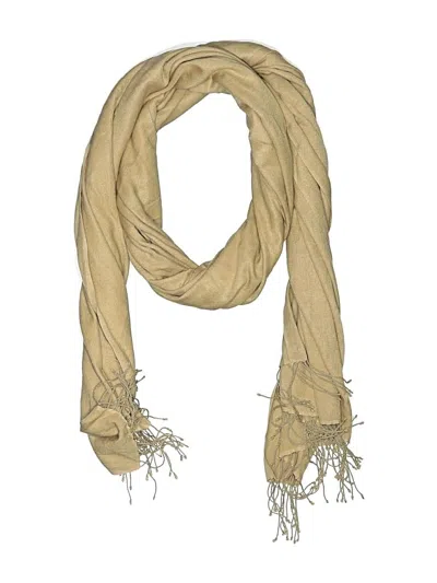 Pre-owned Unbranded Scarf In Tan