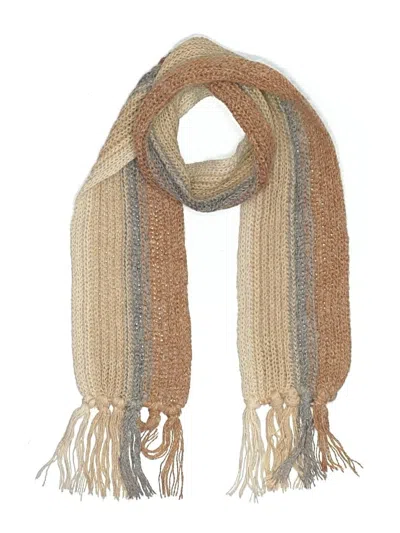 Pre-owned Unbranded Scarf In Tan