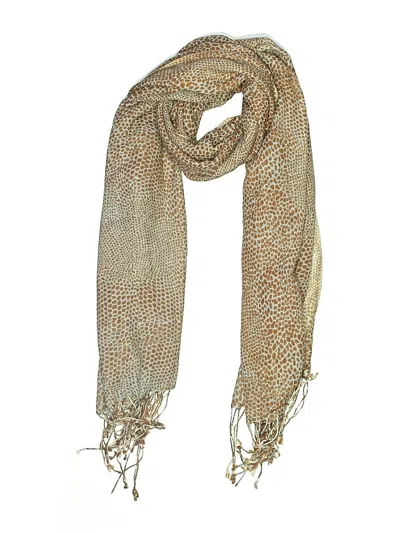 Pre-owned Unbranded Scarf In Tan