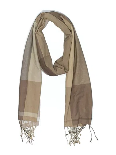 Pre-owned Unbranded Scarf In Tan